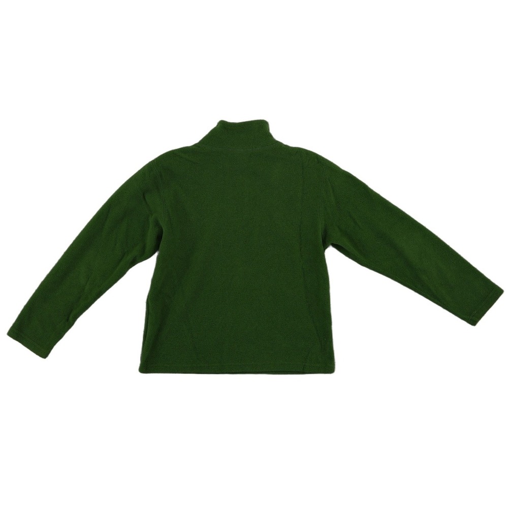 The North Face Fleece Boys Size Medium 10/12 Green TKA 100 Quarter Zip Outdoor - Picture 3 of 9